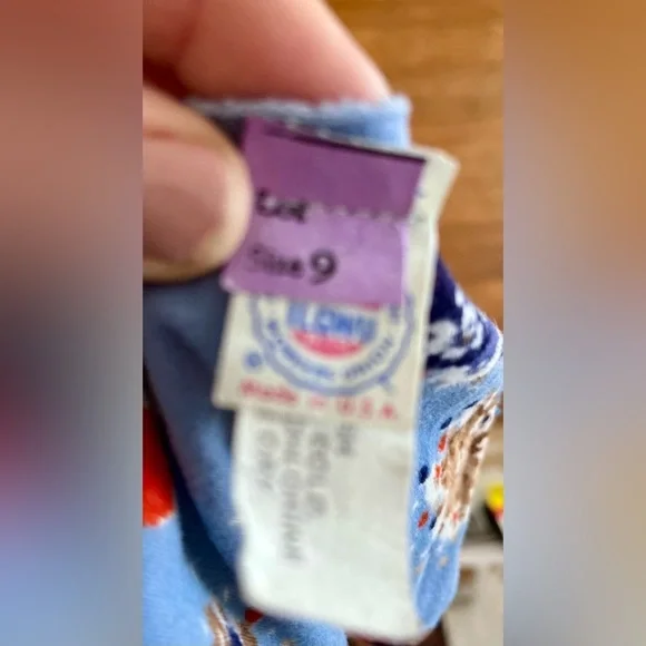 Vintage Dress Maxi 70s Twisted Halter Neck Floral Print Boho Hostess SZ: S - Picture 5 of 5